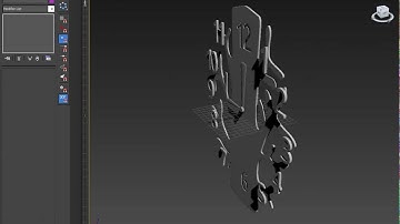 Tree Wall Clock and Base Mesh 3d model preview