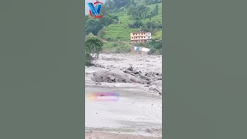 How Flood come in Nepal River  #shorts #shortvideo