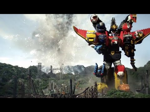 Sentai Goseiger y Shinkenger team-up - Batalla Megazord |Pelicula: Sentai Goseiger vs Shinkenger [7]