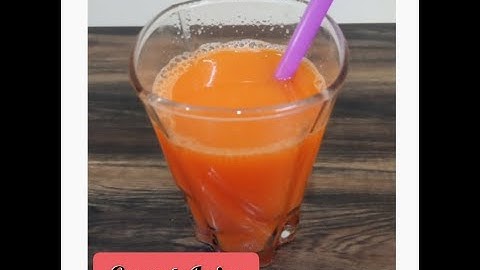 How to make Carrot Juice | Homemade Carrot juice in 2 minutes | Cooking Stories