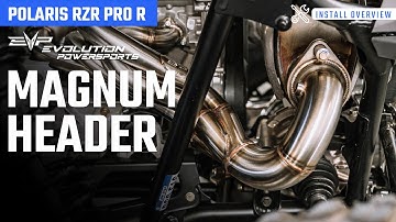 Evo Powersports Magnum Header For Polaris RZR Pro R