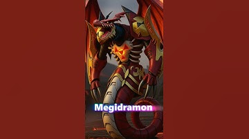 🔥 Guilmon’s Dark Evolution to Megidramon X! #hailuoai #minimax #Digimon