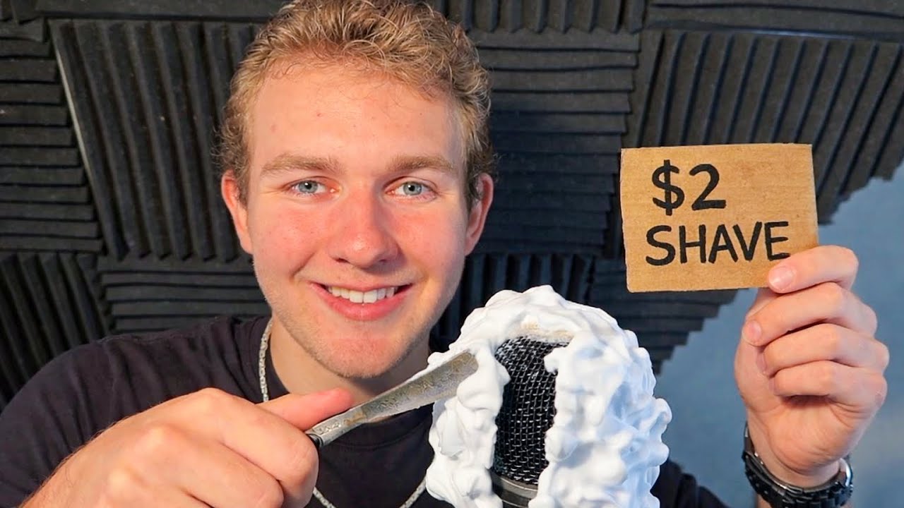 ASMR a $2 Shave you can feel