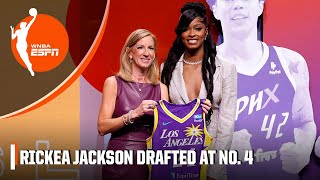 The LA Sparks select Rickea Jackson with the No. 4⃣ pick | WNBA Draft