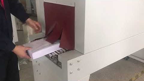 Automatic L bar sealer POF shrink wrapping packing packaging machine for A4 Paper