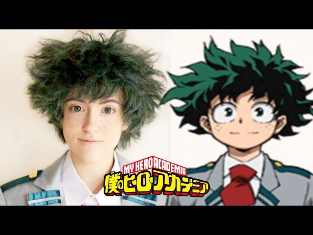 DEKU/IZUKU MIDORIA Makeup Tutorial | My Hero Academia / Boku No Hero Academia