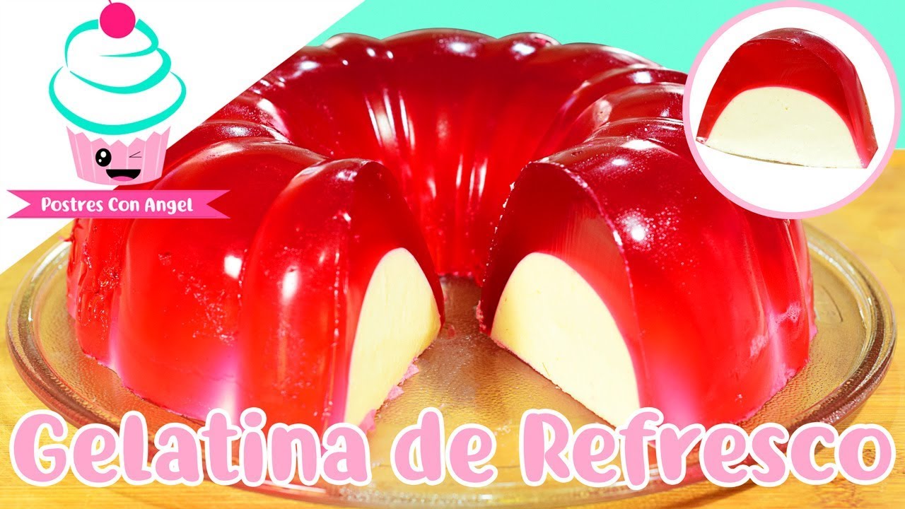 Gelatina de Refresco de Fresa - YouTube