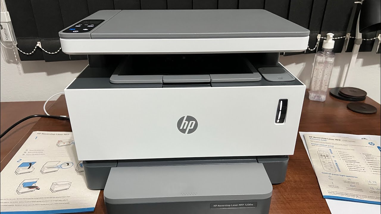 HP NeverStop Laser MFP 1200W - Unboxing e primeiras impressões! - YouTube