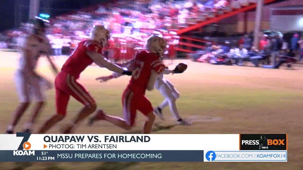 Quapaw Wildcats Take Win Over Fairland Owls (10/7/22) YouTube