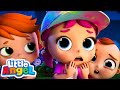 Camping Song | Little Angel - Sports & Games Cartoons for Kids