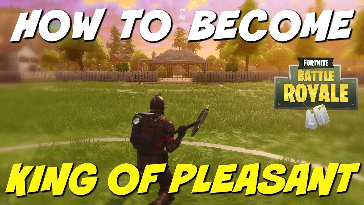 fortnite pleasant park tips how to win king of the park status - statut fortnite
