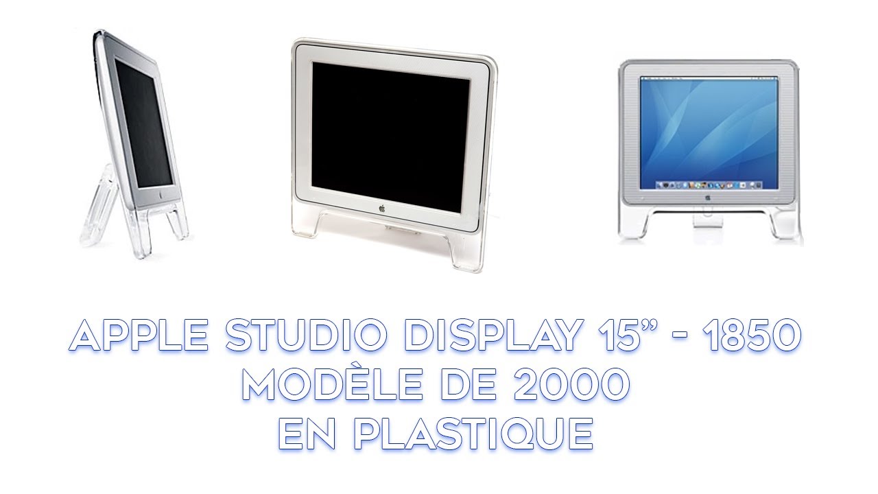 Écran Apple Studio Display - 15 Pouces - Modèle 1850 - ADC- en