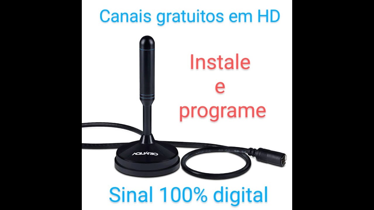 Antena Digital Aquário HDTV com cabo 5,0M - DTV-150 | KaBuM!