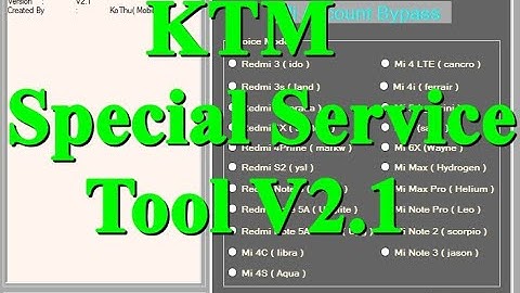 KTM Special Service Tool V2 1