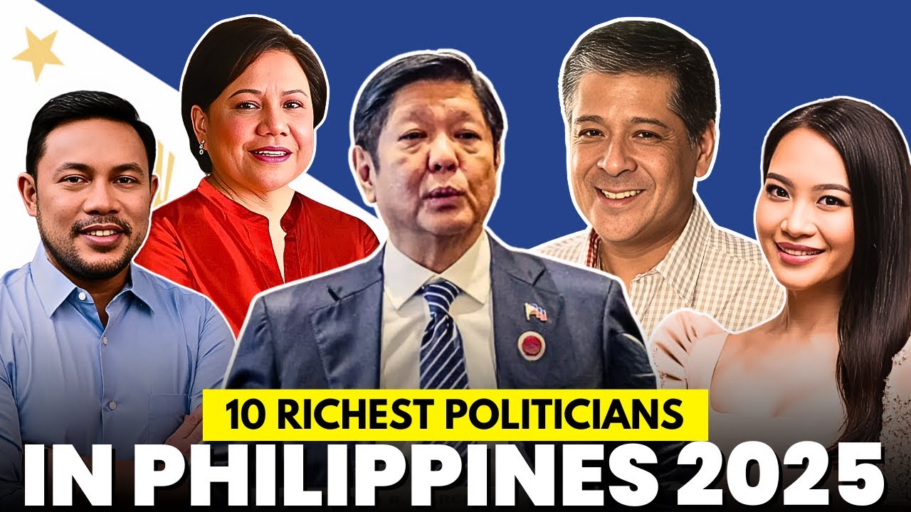 Unveiling Wealth: The 10 Richest Politicians in the Philippines You Didn't Know About!