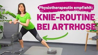 Knie-Routine für jeden Tag | Das empfiehlt eine Physiotherapeutin bei Knie-Schmerzen!