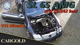 Mercedes SL 65 AMG, 2005, sensationeller Zustand, Designo Sonderlack, Auto mit Zukunft! R230