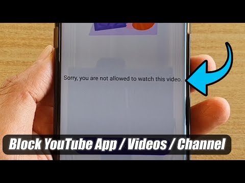 How to Block YouTube App /Videos/Channel on Android Phone