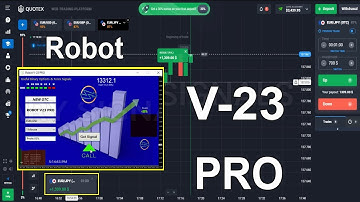 Robot V-23 Pro Work On Quotex Trading Broker | Real Trading Results