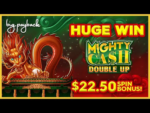 BONUS AFTER BONUS! Mighty Cash Double Up Money Dragon Slot - AWESOME SESSION!