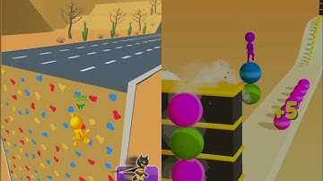 stack rider Shape-shifting Count Masters join clash 3d Satisfying  gameplay android, ios