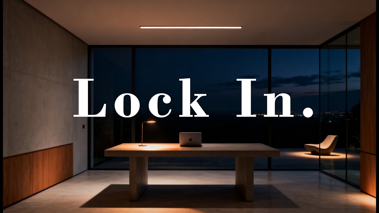 Lock in. - Music to do deep work and be productive (1h session)