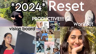  2024 Reset Routine Making Vision Board Planning Workout More Rashi Shrivastava 