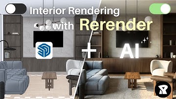 How I used Sketch up + ReRender AI to create stunning renders for FREE! 