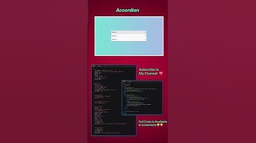 Modern & Stylish Accordion Component Using HTML, CSS & JavaScript | UI Design Tutorial #htmlcss