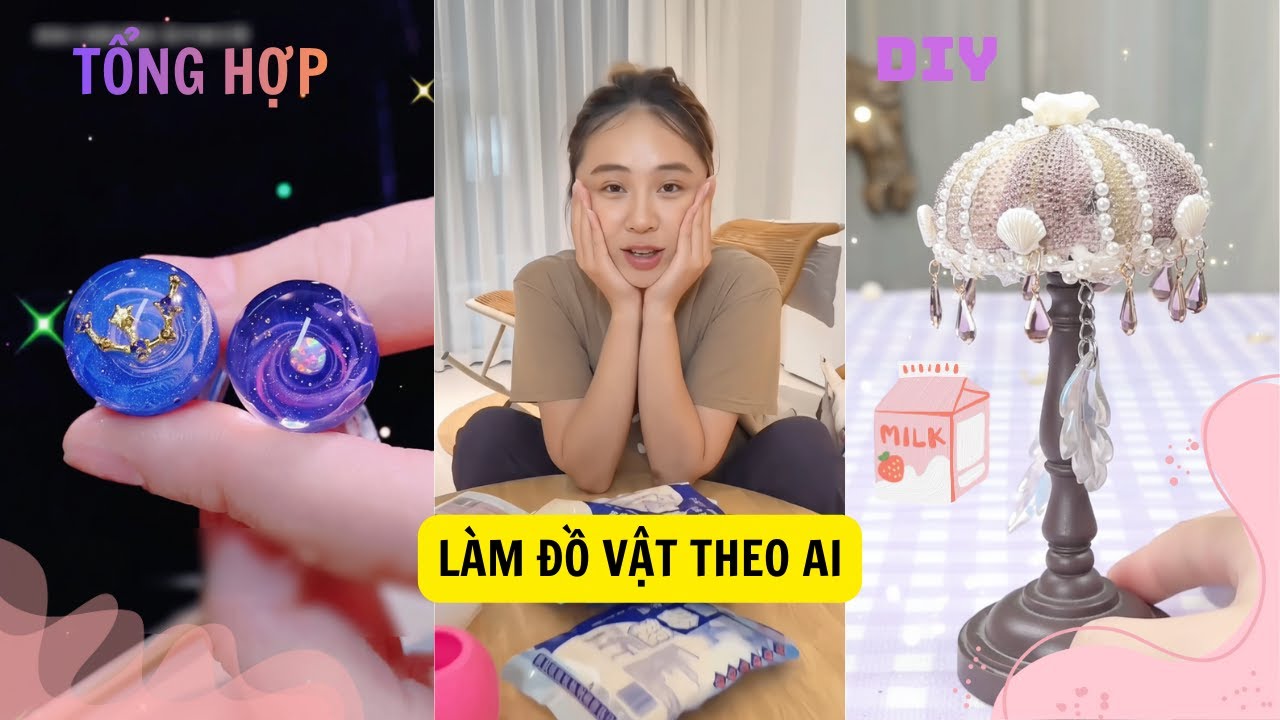 [TỔNG HỢP] DIY Làm bàn phím AI vũ trụ, làm cuốn sách trong suốt như nước PHẦN 1 #diy