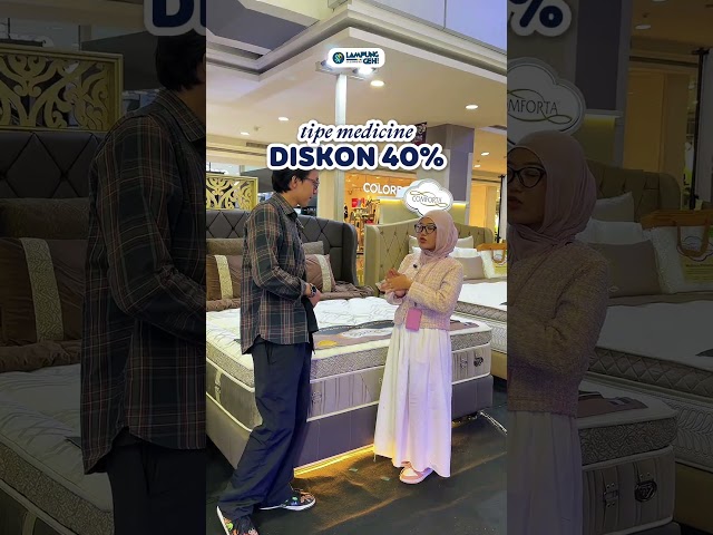 Kapan lagi bisa dapetin kasur nyaman dan empuk dengan potongan harga hingga 60%? 😍