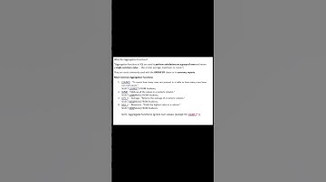 SQL Aggregate Functions #DatabaseLearning #SQLTraining #SQLDeveloper #ProgrammingTutorial #SQLTips