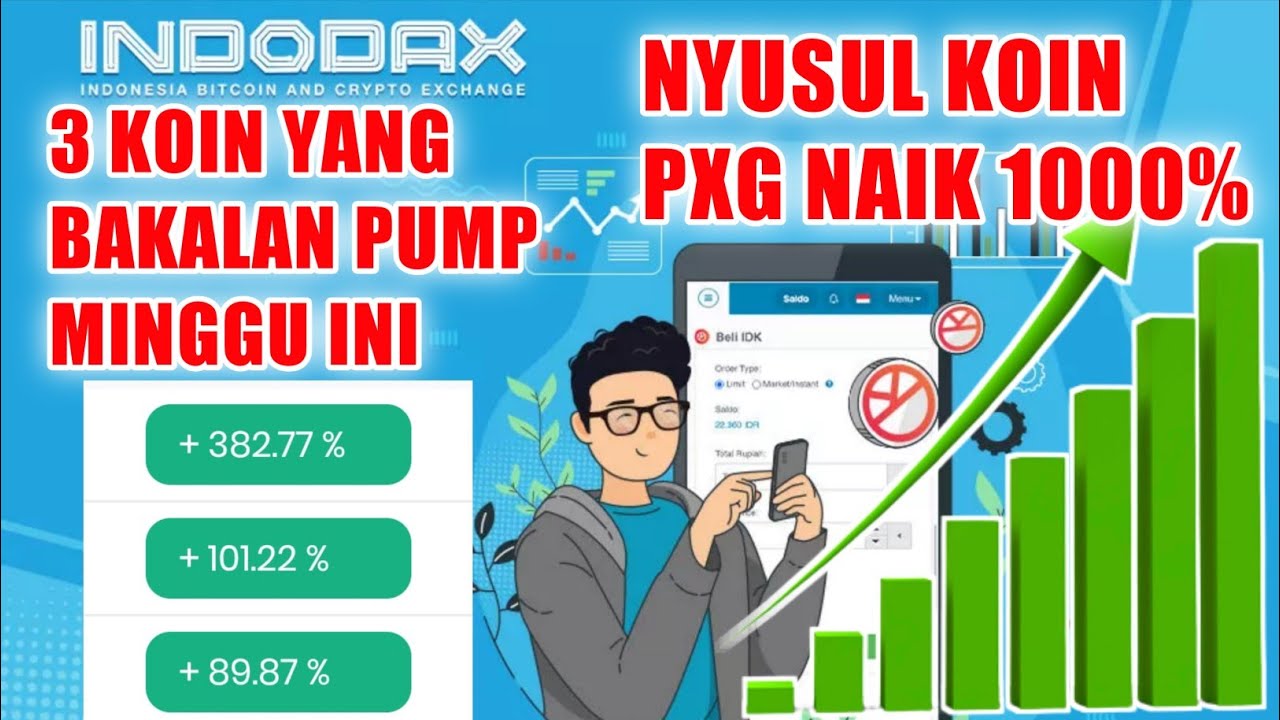 BONGKAR RAHASIA 3 KOIN INDODAX YANG AKAN PUMP HARI INI - KOIN INDODAX ...