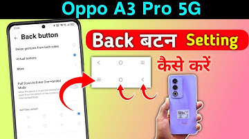 Oppo A3 Pro 5g Back Button Settings Oppo A3 Pro 5g Back Button Change/ Oppo A3 Pro 5g