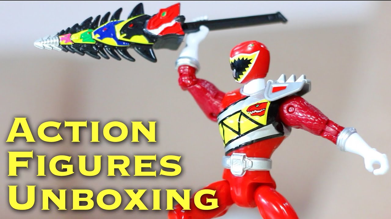 Dino Charge Action Figures [UNBOXING] - YouTube