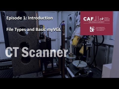 Episode 1: Introduction to X-ray CT Data and Volume Graphics myVGL