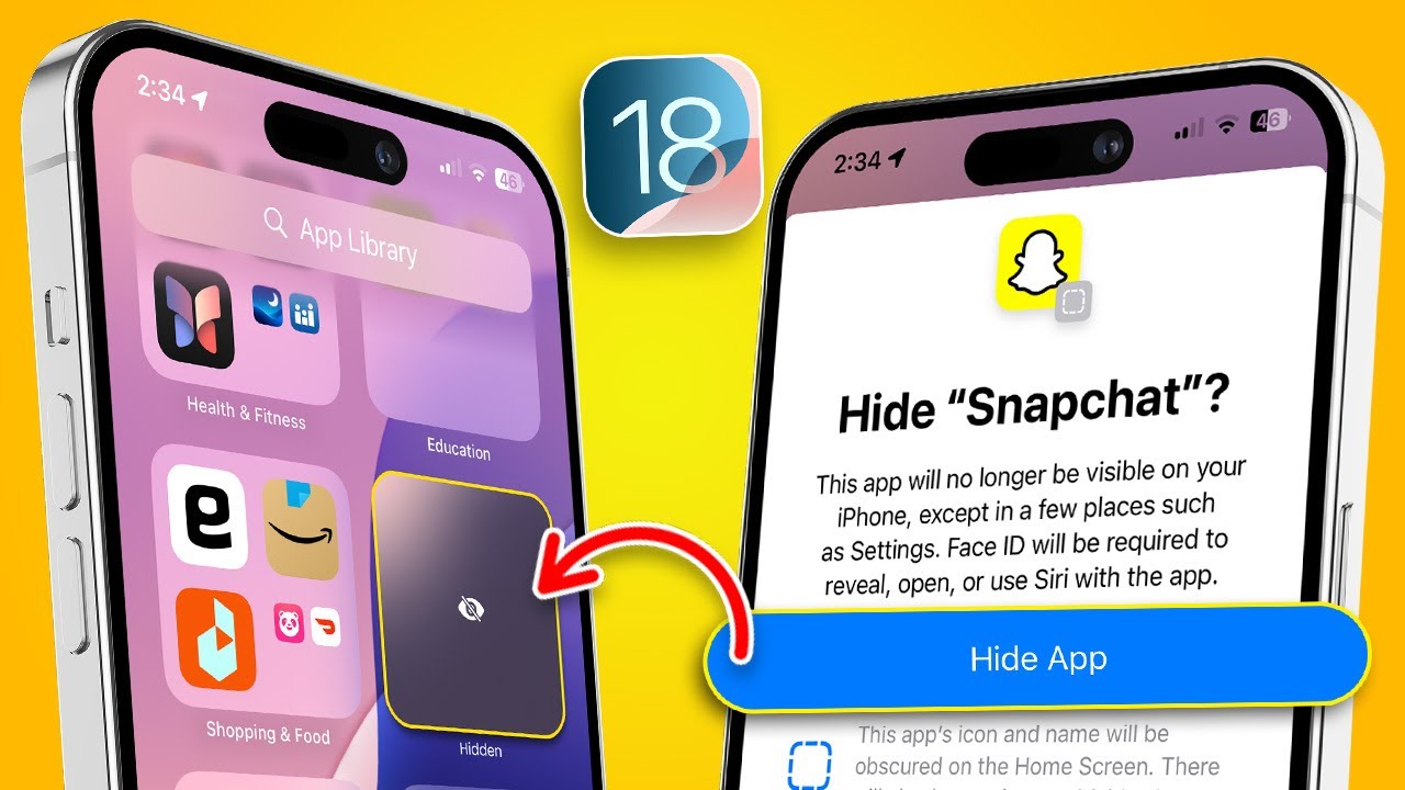 How To Hide And Unhide App On IPhone With IOS 18 Unhide Hidden Apps
