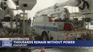 Appalachian Power: Kingsport power outages reduced to 1400; Gate City: 5000