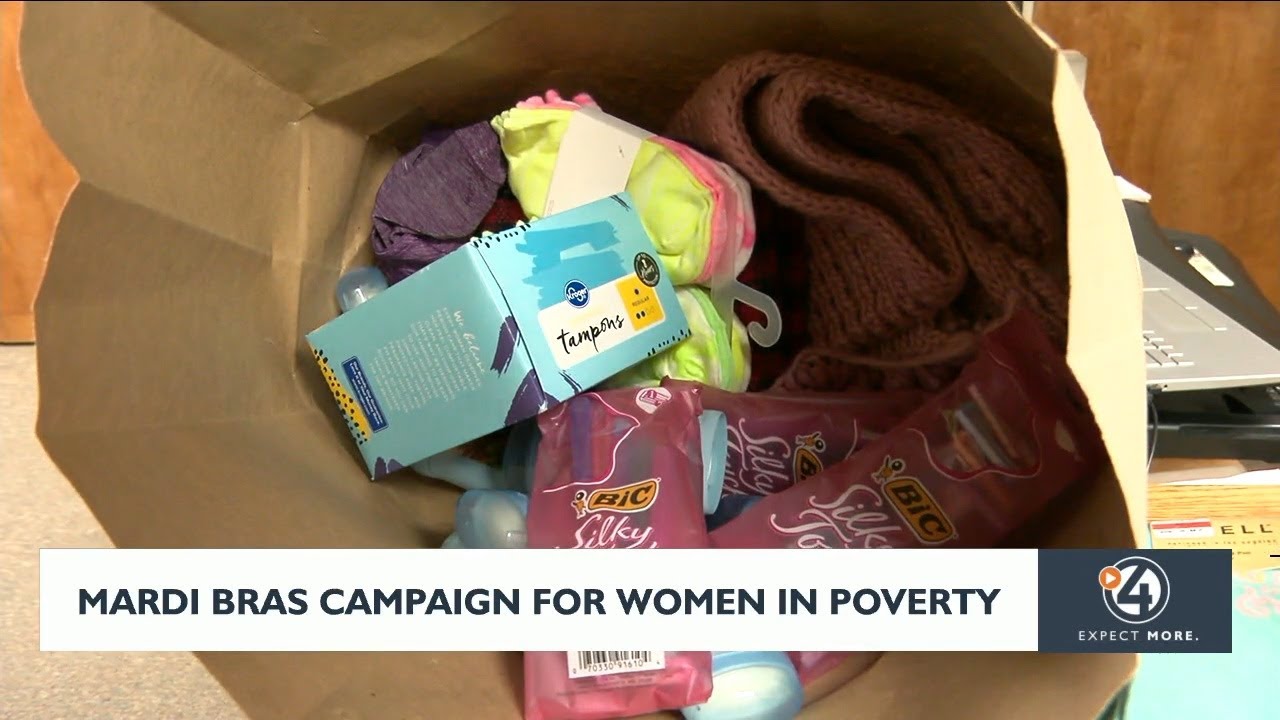 Mardi Bras asking for donations