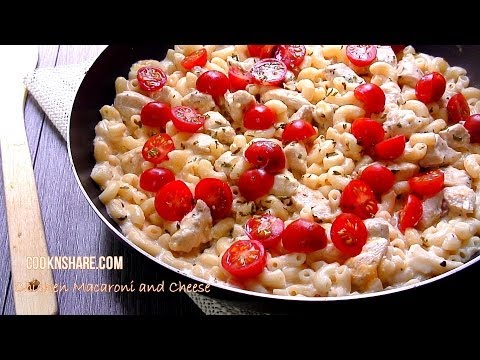 Chicken Macaroni Salad with Cheese