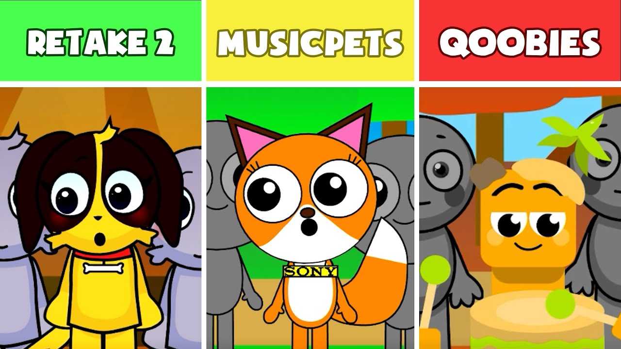 Incredibox: Abgerny 2 Retake Vs Musicpets Vs Qoobies | Peak Game !!!