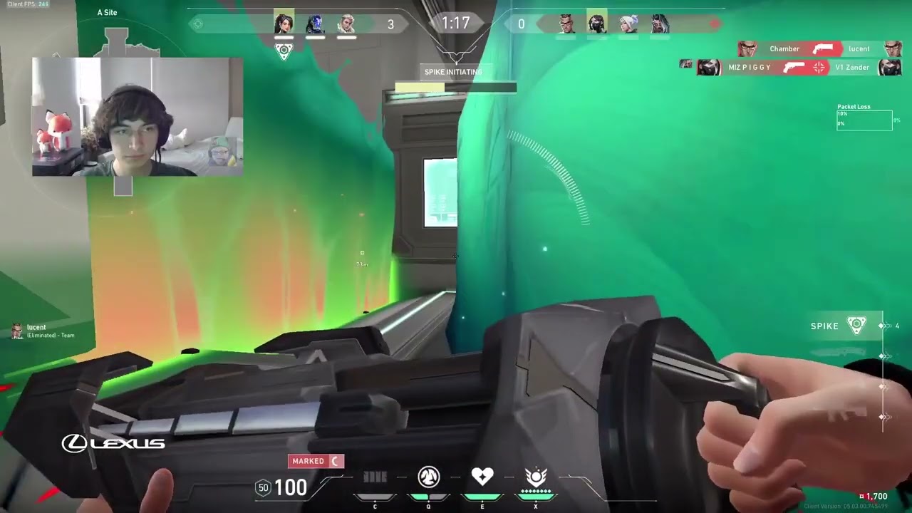 100T Asuna AIMBOTTING with his shaky aim