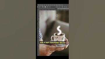 Add steam and vapour in Photoshop #photoshop #photoshoptips #photoshoptutorial #coffee