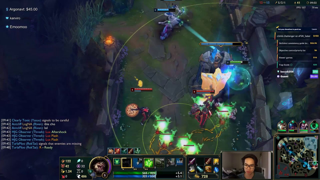 League Gameplay