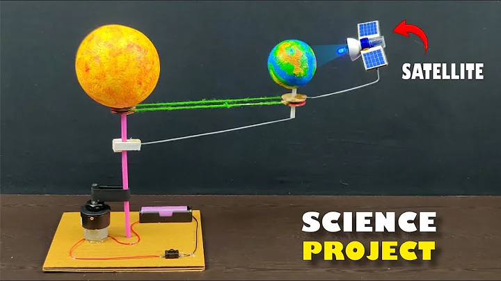 Geostationary Satellite Working Model|| Science Exibition Working Project|| Science Project #solar 