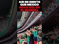 La sorprendente reacción de los mexicanos al primer gol del mundial #shorts