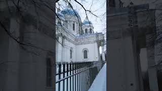 Троице-Измайловский собор зимой.
