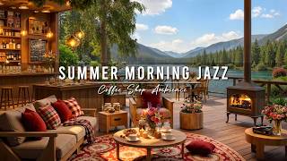 Warm Morning Jazz 🌞 Summer Coffee Shop Ambience & Smooth Jazz Instrumental Music for Relaxing, Work screenshot 1