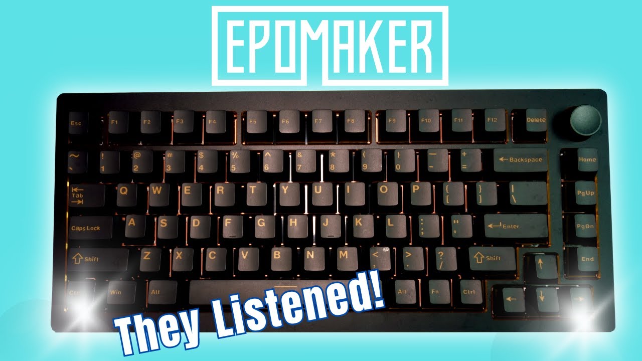 【美品】 Epomaker Tide75 QMK/VIA (Black,V2) Amazon.com: EPOMAKER Tide75 QMK/VIA Wireless 75% Aluminum
