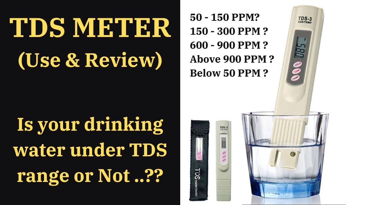 Tds Testing How to Use Water TDS Meter (Review and Sample Testing) - YouTube